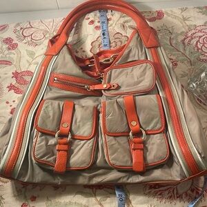 Cole Haan KYLE Nylon Tote Hobo Shoulder Bag